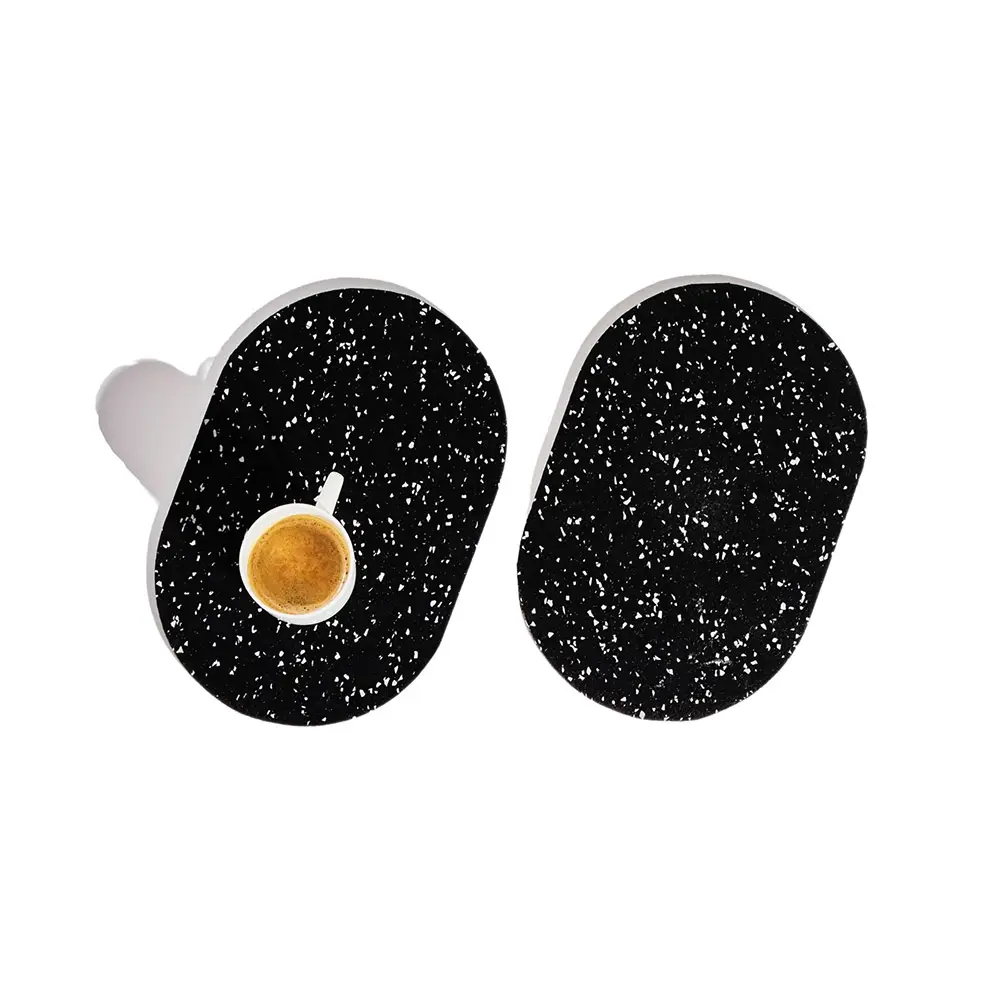 Capsule Trivet Duo in Speckled Black